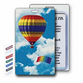 Luggage Tag - 3D Lenticular Hot Air Balloon Stock Image (Blank)